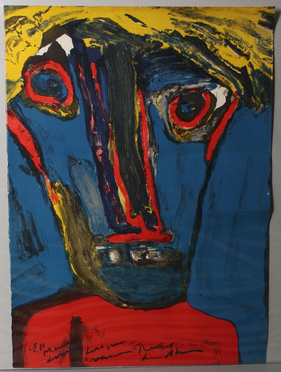 BENGT LINDSTRÖM. Komposition, litografi, signerad, EA.