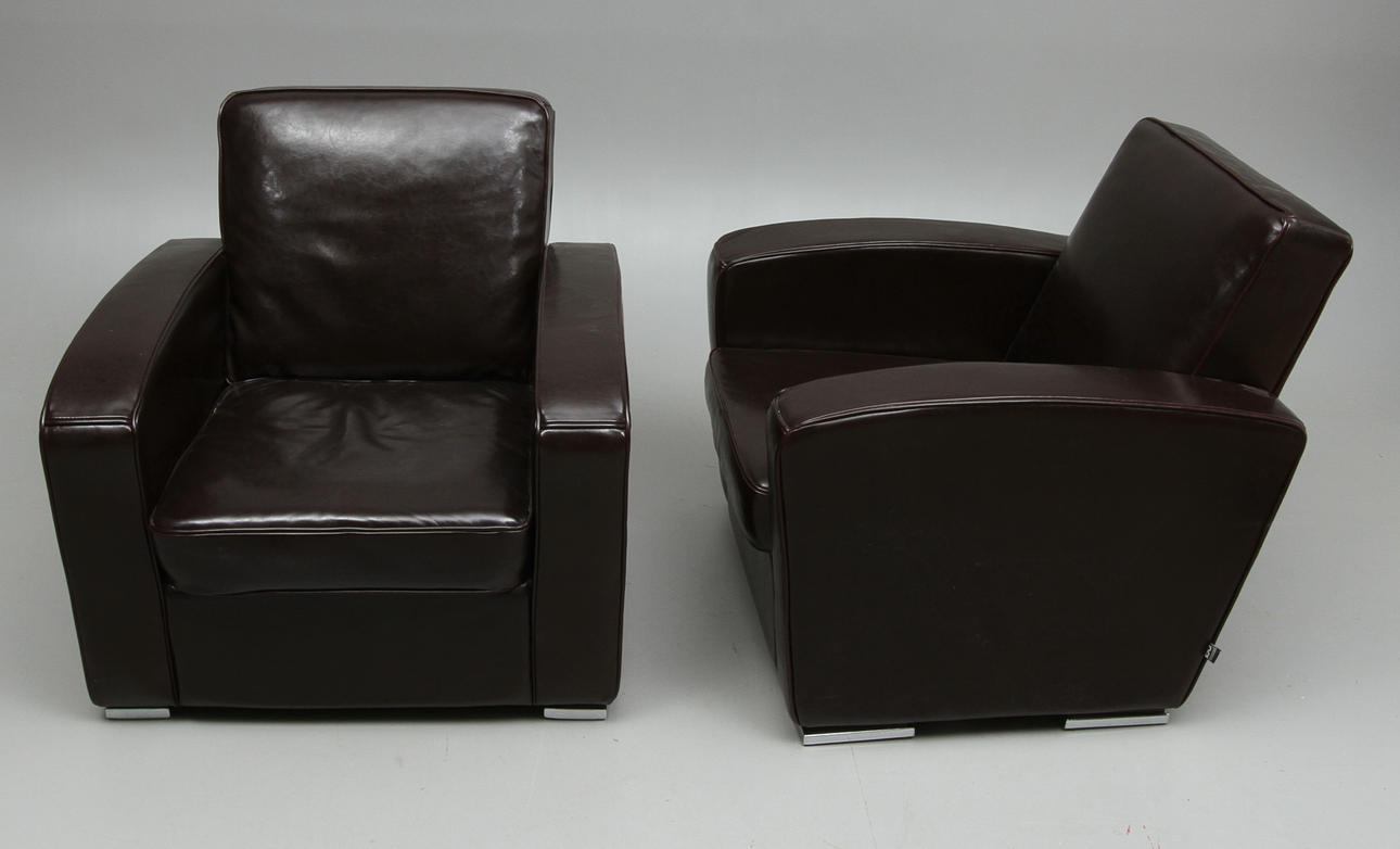 FÅTÖLJER, ett par. Bo Concept.1900/2000-tal.