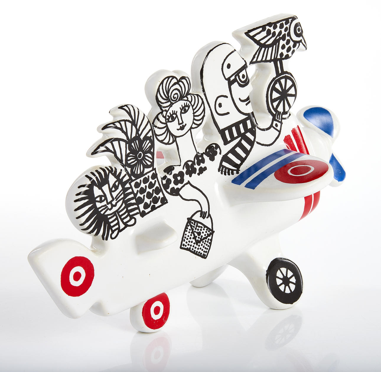 LISA LARSON. .Stengods, Flygplan ur serien 