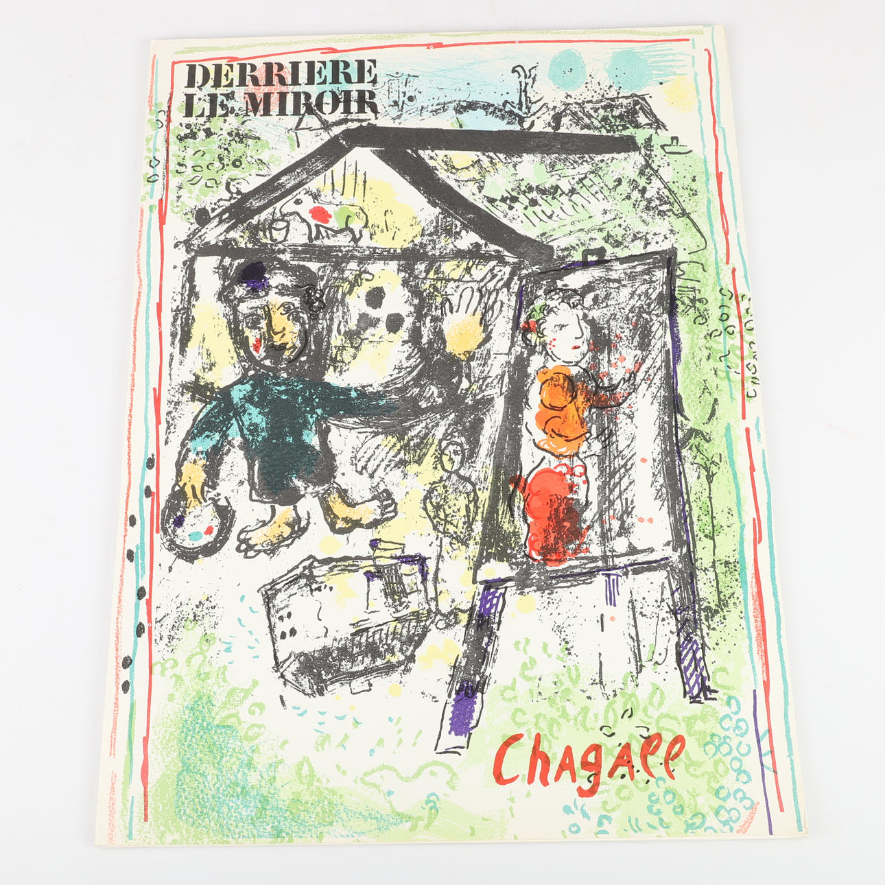 MARC CHAGALL. Derrière le miroir, nr 182, 1969.