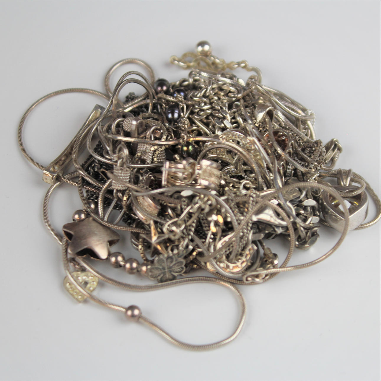 SILVERSMYCKEN, halsband mm.