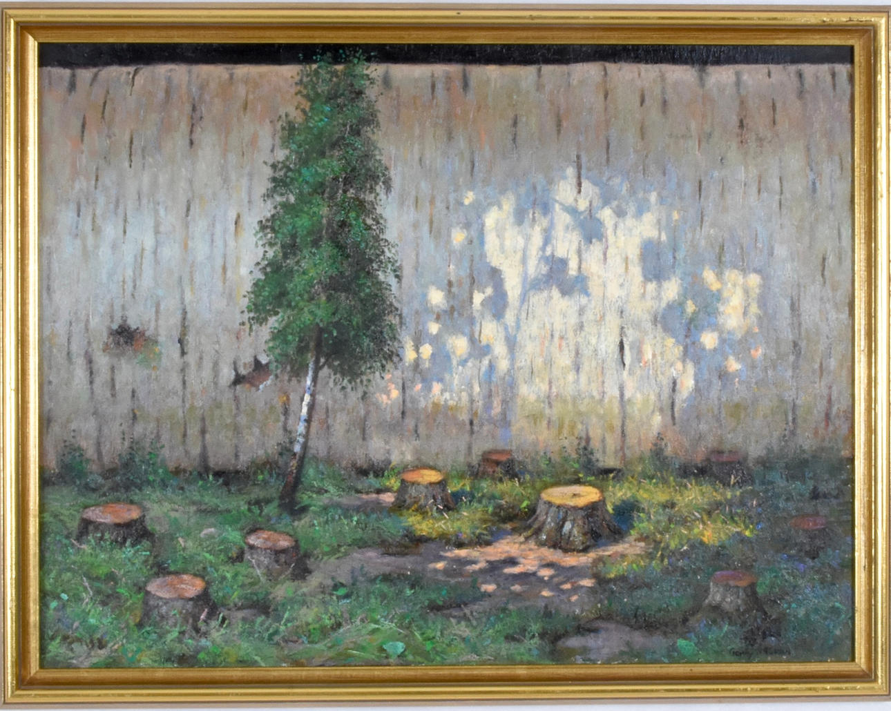 TOMMY NILSSON. oil on canvas.