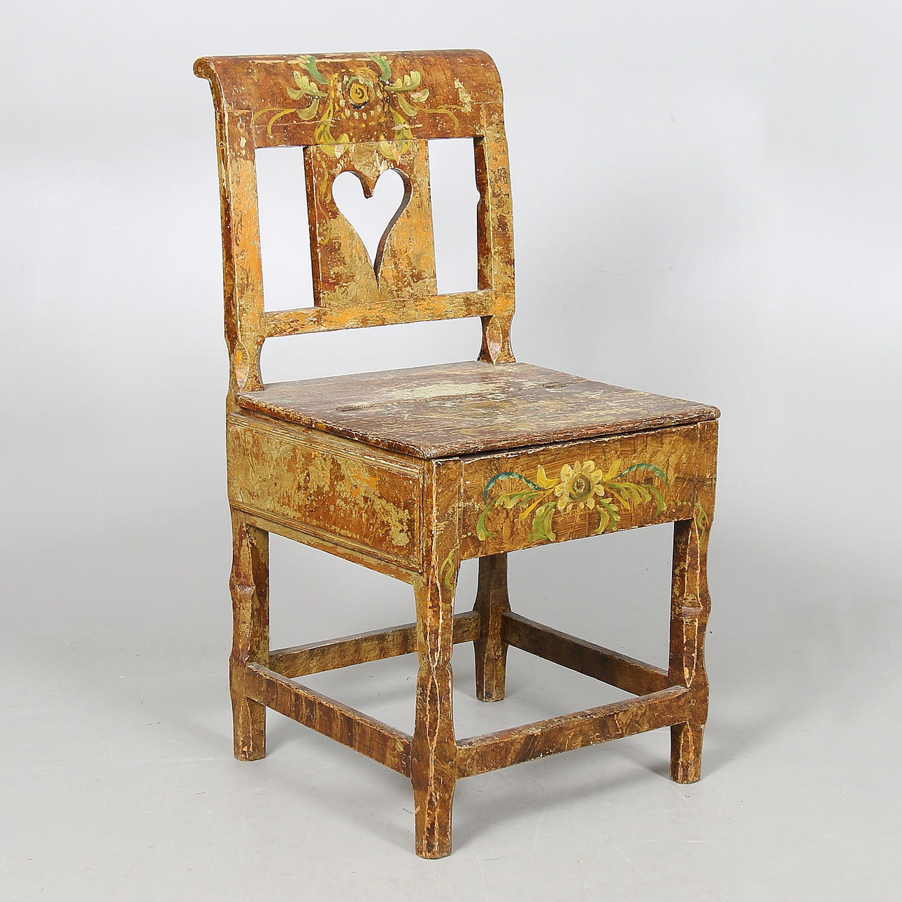 LÅD/SKOMAKARSTOL, 1800-tal.