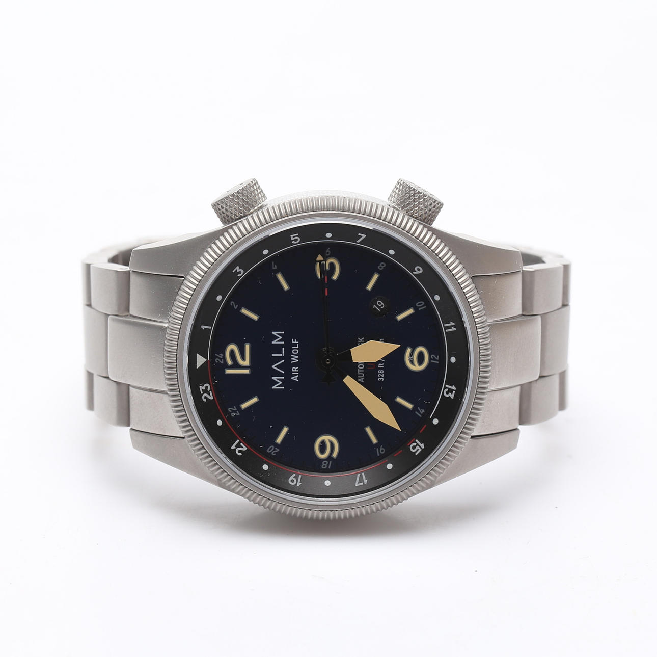 BRACELET WATCH, Air Wolf UTC, Malm.