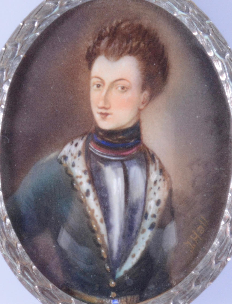 OIDENTIFIERAD KONSTNÄR. Miniaturmalerei.