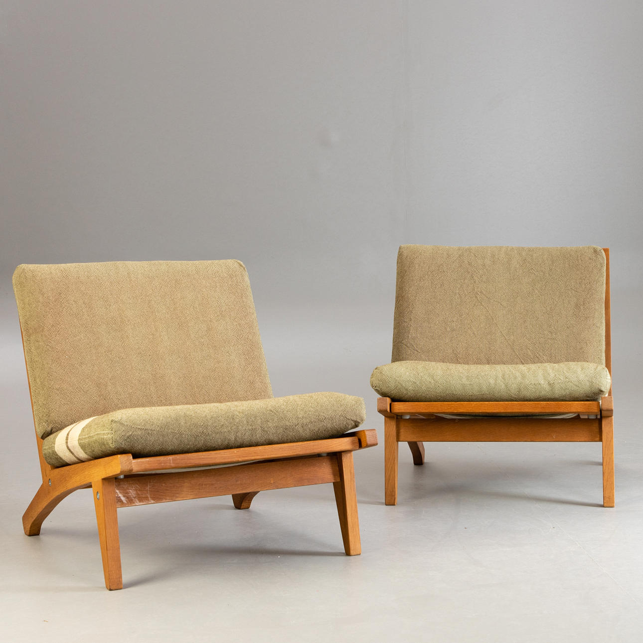 HANS WEGNER. Par lænestole GE 370, Getama.