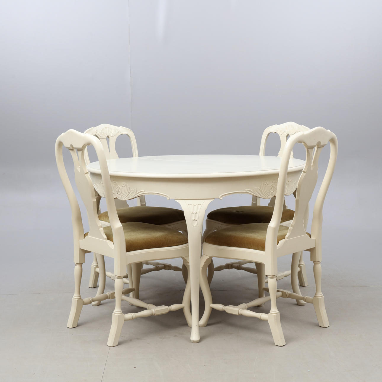 MATGRUPP, Rokoko stil, 5 delar.