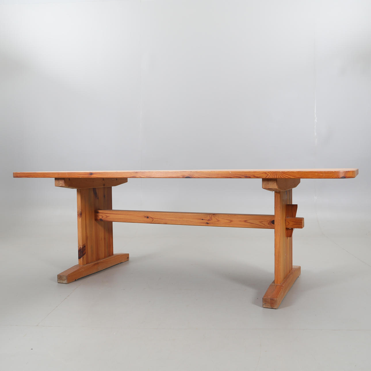 TABLE, Pine, "Solid", 1970s/80s.