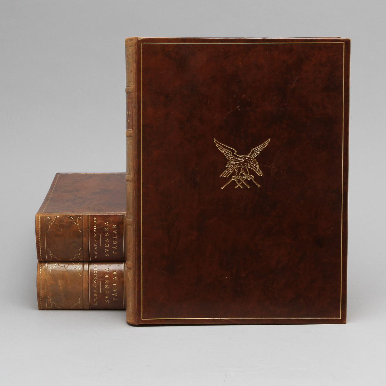 SVENSKA FÅGLAR, 3 volymer, M.W. &. F. von Wright, Stockholm 1929.