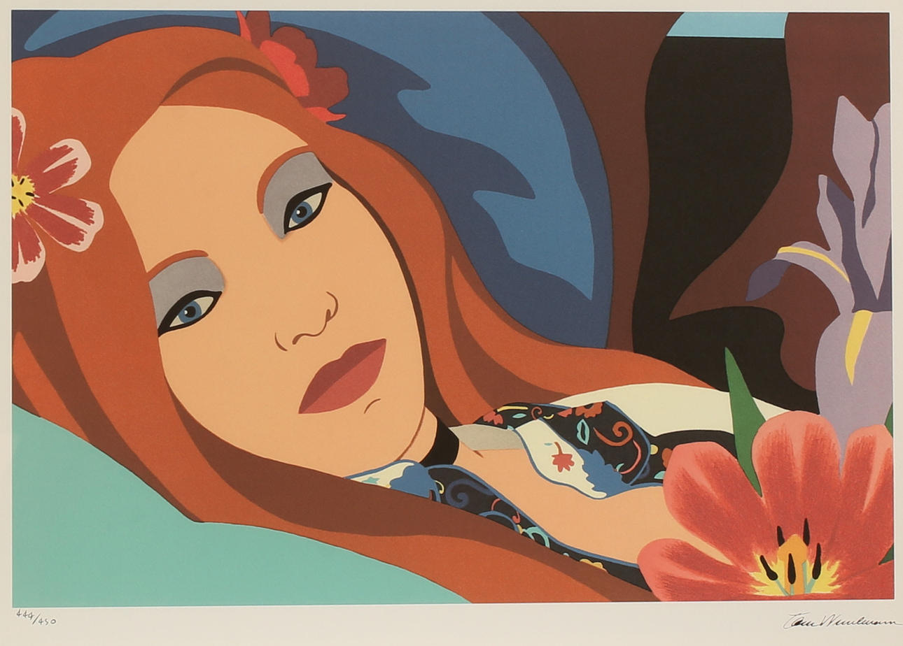 TOM WESSELMANN. Efter, "Lulu", offset, tryckt signatur.