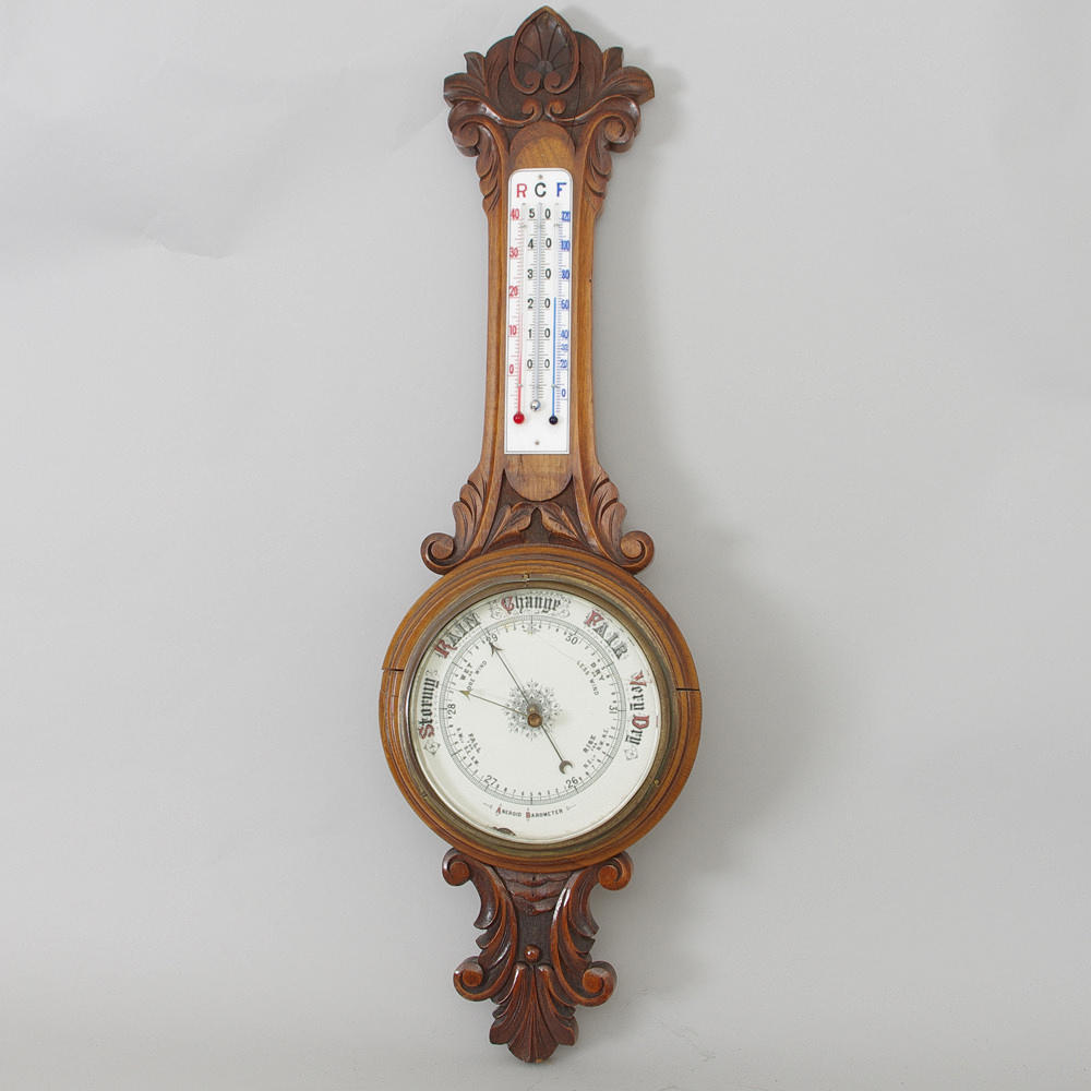 BAROMETER, Aneroid barometer, England.