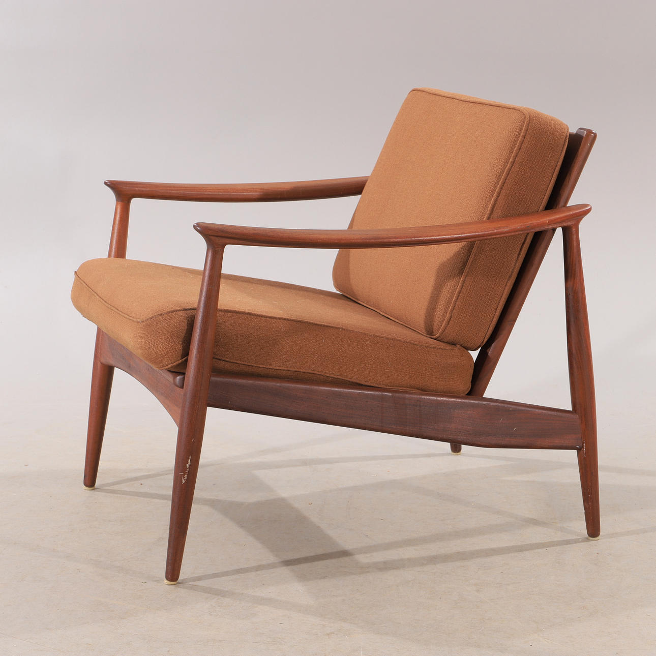 ARMCHAIR, teak, mid-20th century.