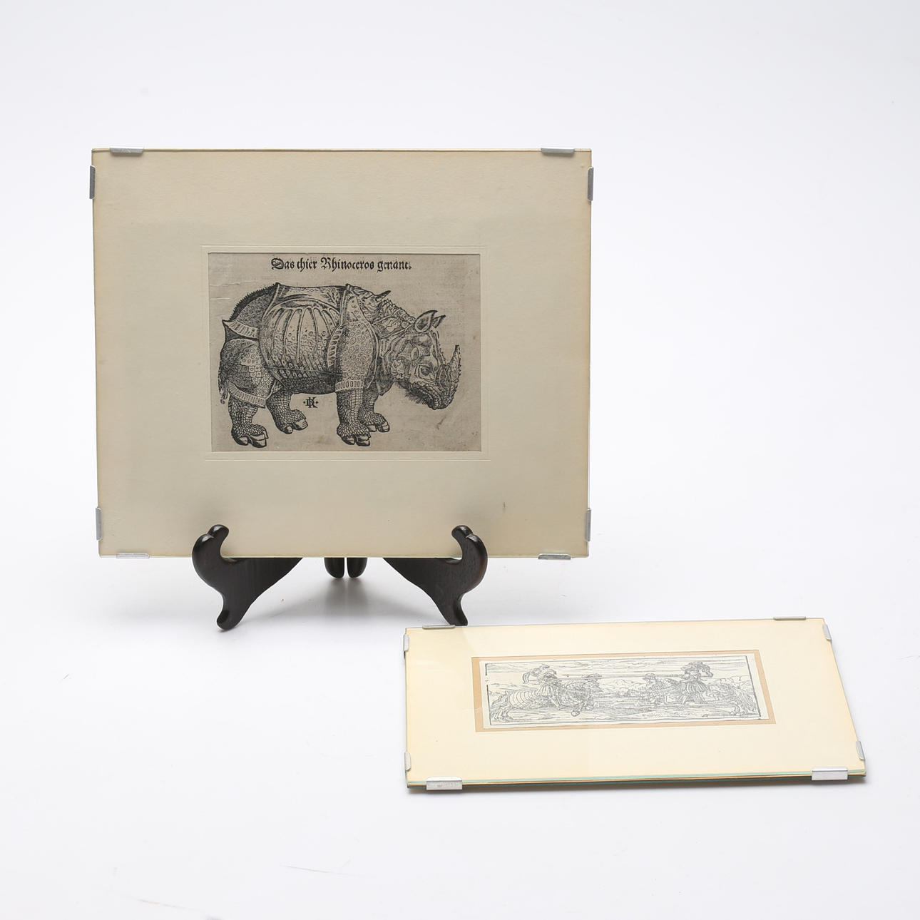 ENGRAVINGS, 2 pcs, including David Kandel, probably from Sebastian Münster's Cosmographia 1598.