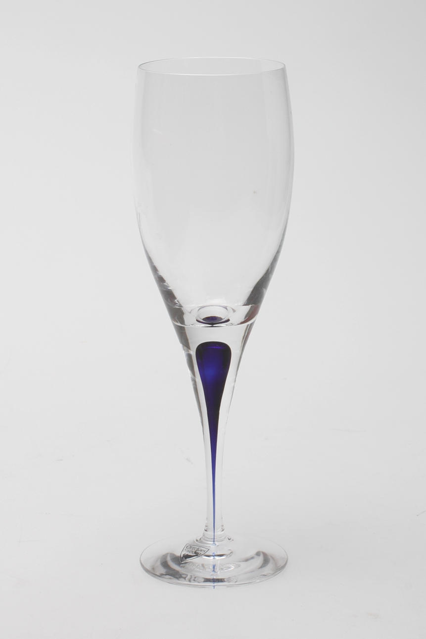 VINGLAS, glas, 6 st. "Intermezzo", Erika Lagerbielke, Orrefors.