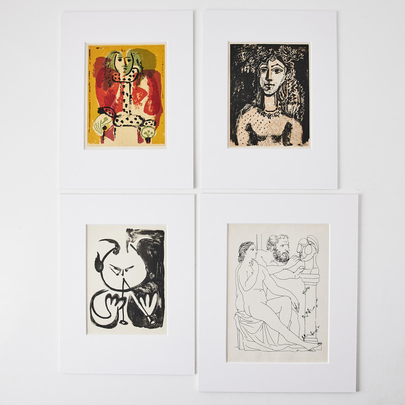 PABLO PICASSO. EFTER. GRAFISKA BLAD, 4 st.