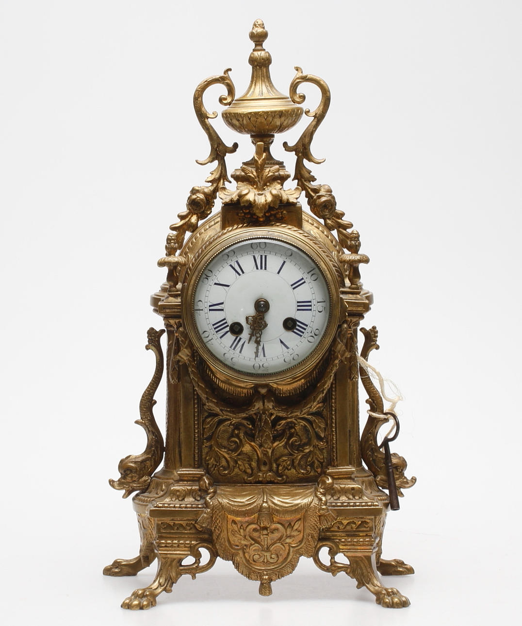 TABLE WATCH, brass, 1800s / 1900s.