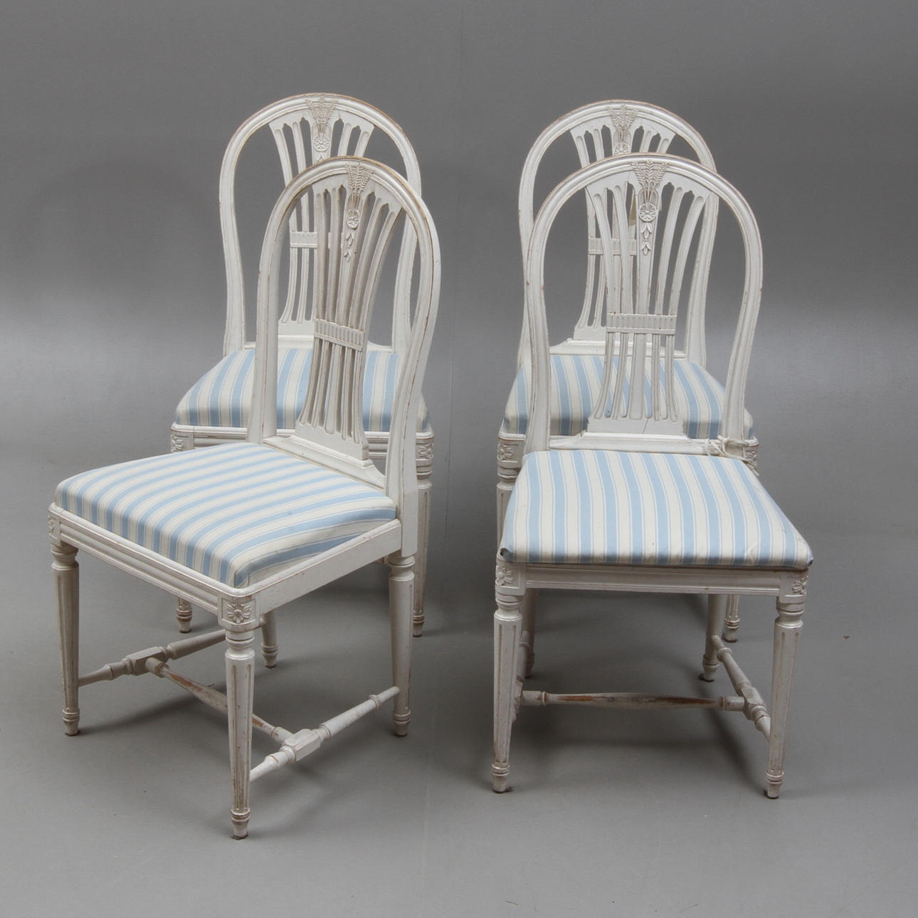 STOLAR, 4 st, gustaviansk stil, 1900-tal.