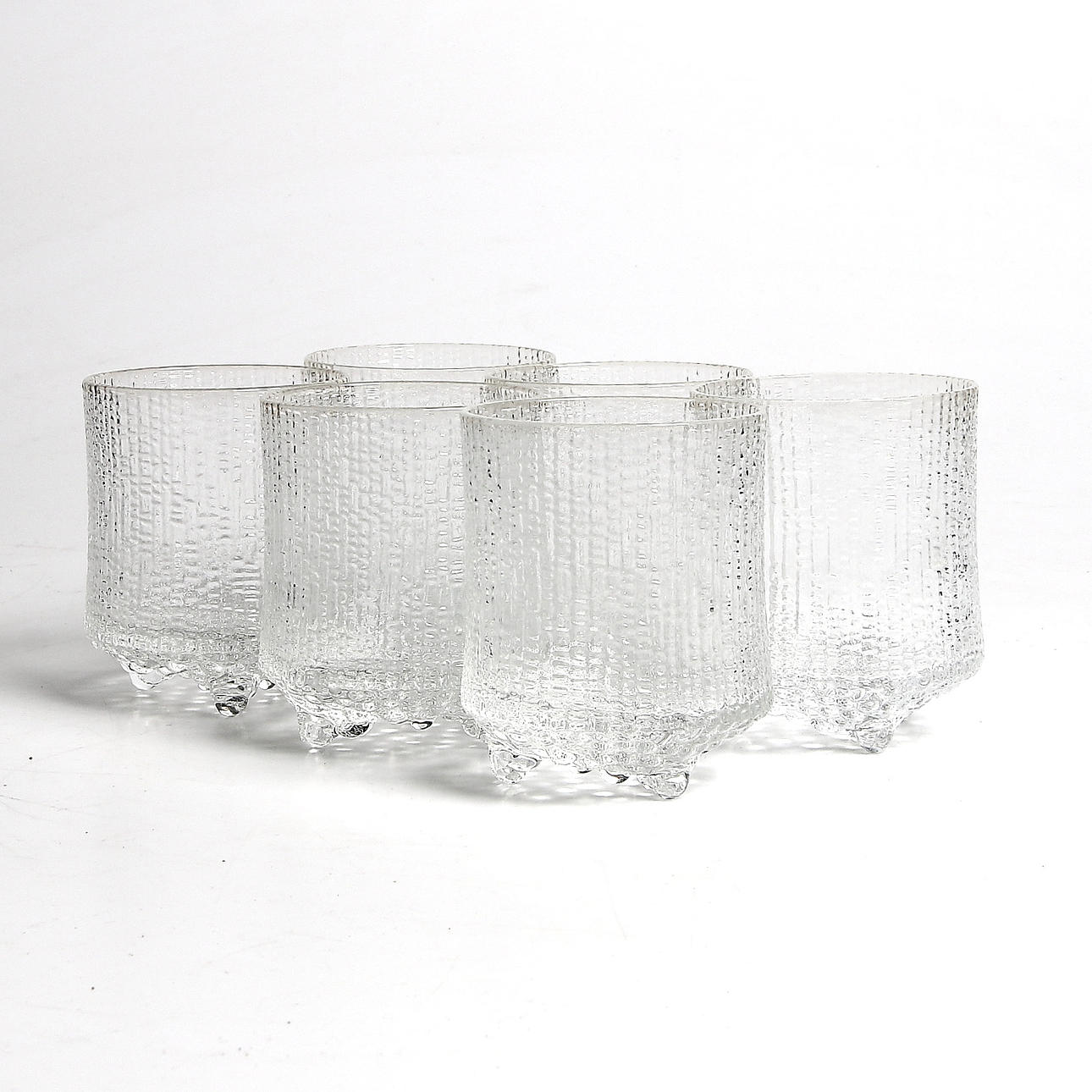 WHISKYGLAS, 6 st, "Ultima Thule", Tapio Wirkkala, Iittala, Finland.