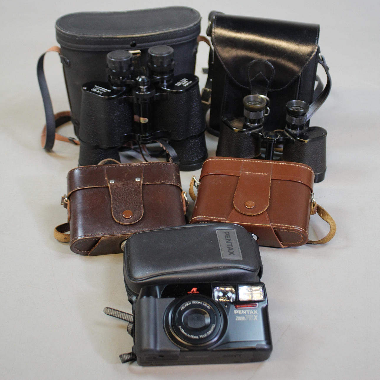 BINOCULARES y CAMARAS, 5 partes.