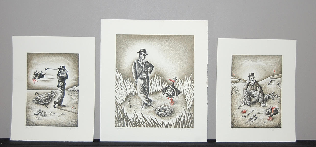 MAY.K.LEONE. Färglitografi, Signerad, numrerad, 84/350.