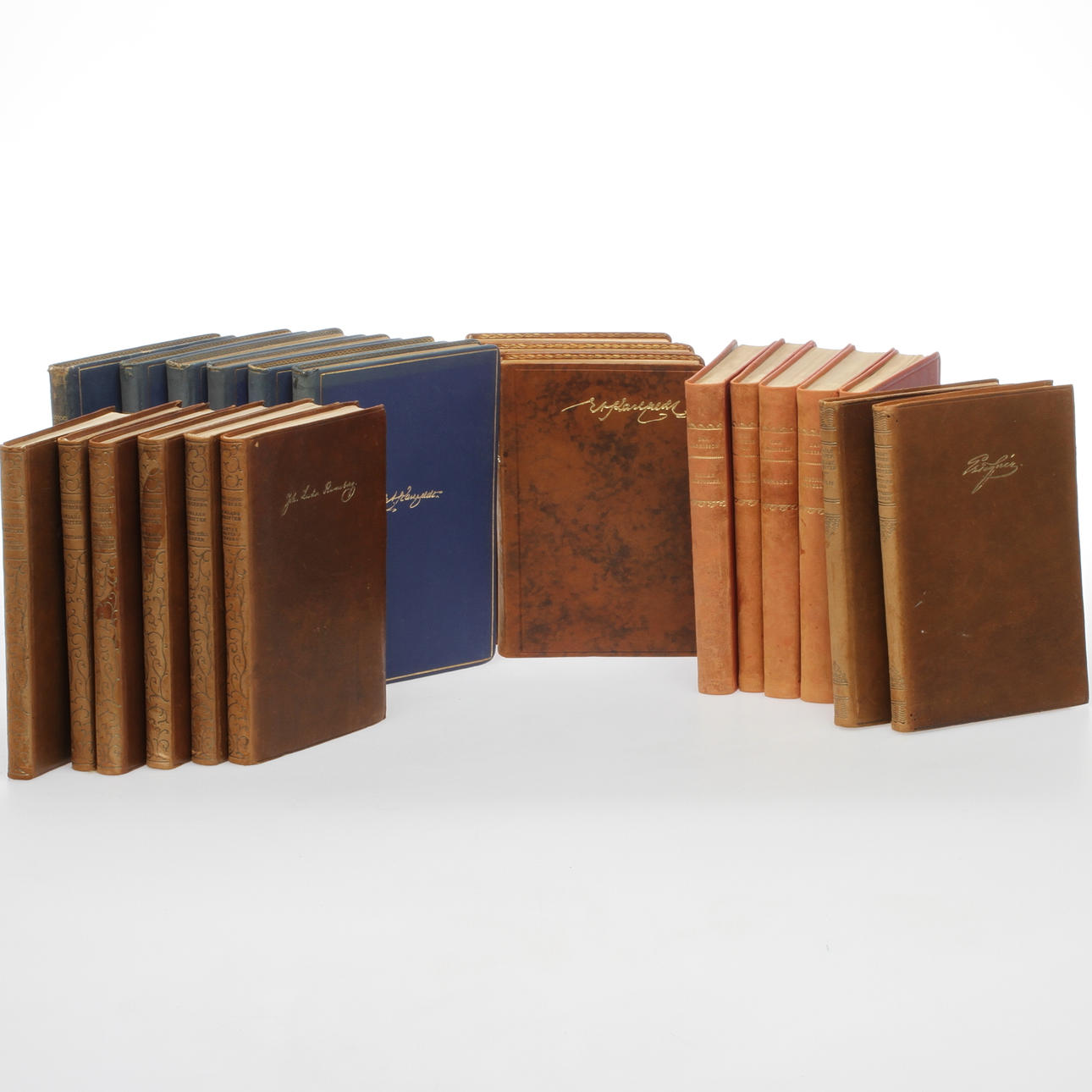 PARTI BÖCKER, 22 delar, Erik Axel Karlfeldt, Dan Andersson, Esaias Tegnér samt Johan Ludvig Runeberg.