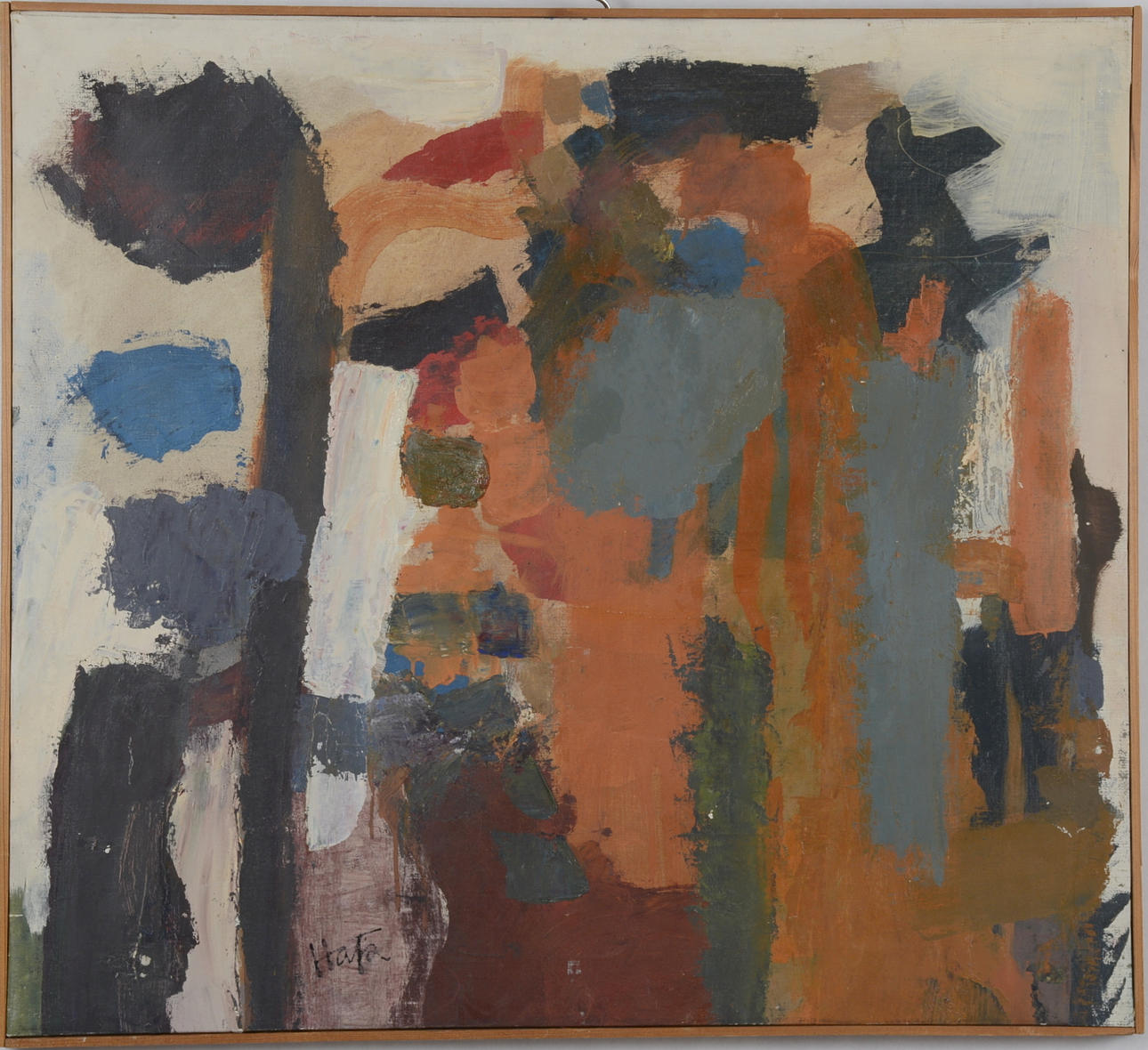 FELIX HATZ. Olja på duk.