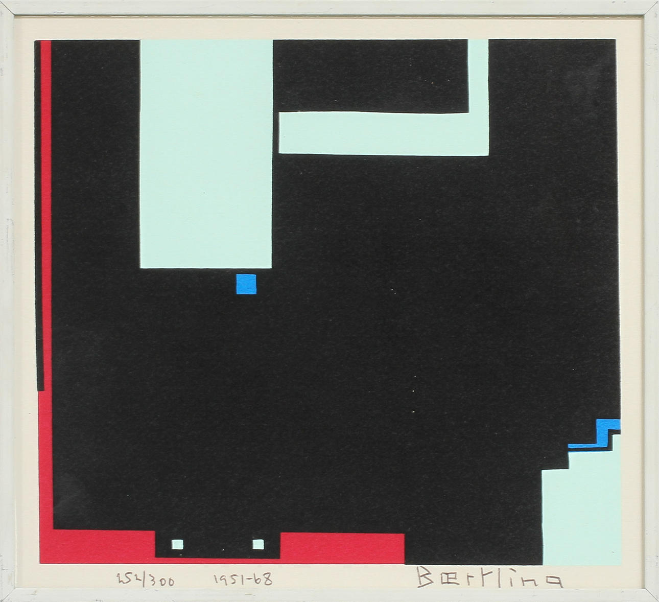 OLLE BAERTLING. färgseriegrafi, daterat 1951-68. Nurm 252/300, sign.