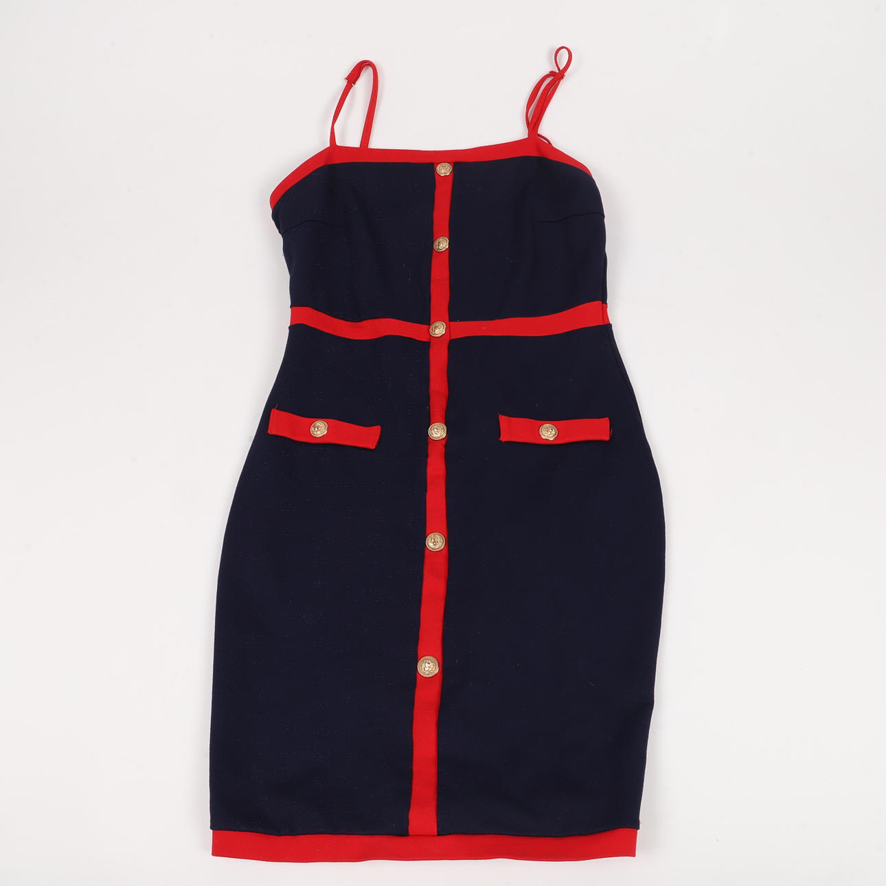 AXELBANDSKLÄNNING, spandex/bomull, Lynn Couture.