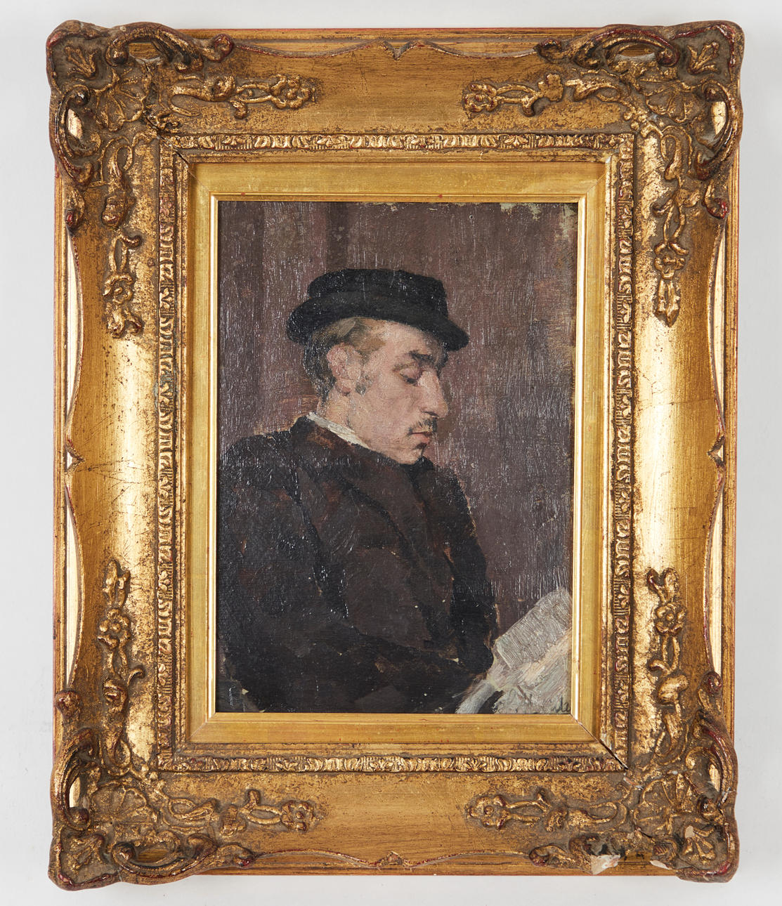 Heinrich Müller, maleri, portræt.