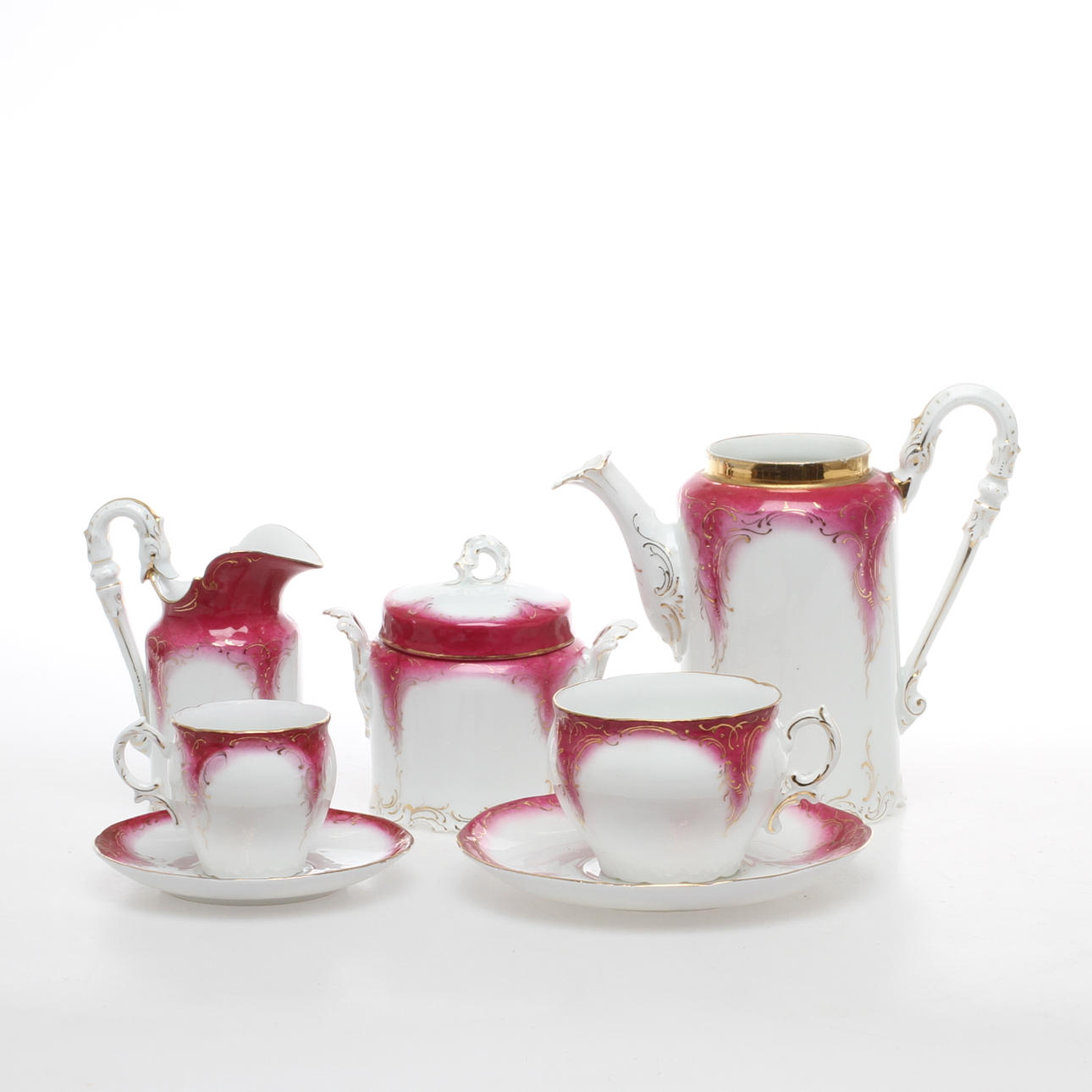 KAFFE&TESERVIS, , porslin, Sanssouci, Bavaria, 1900-tal.