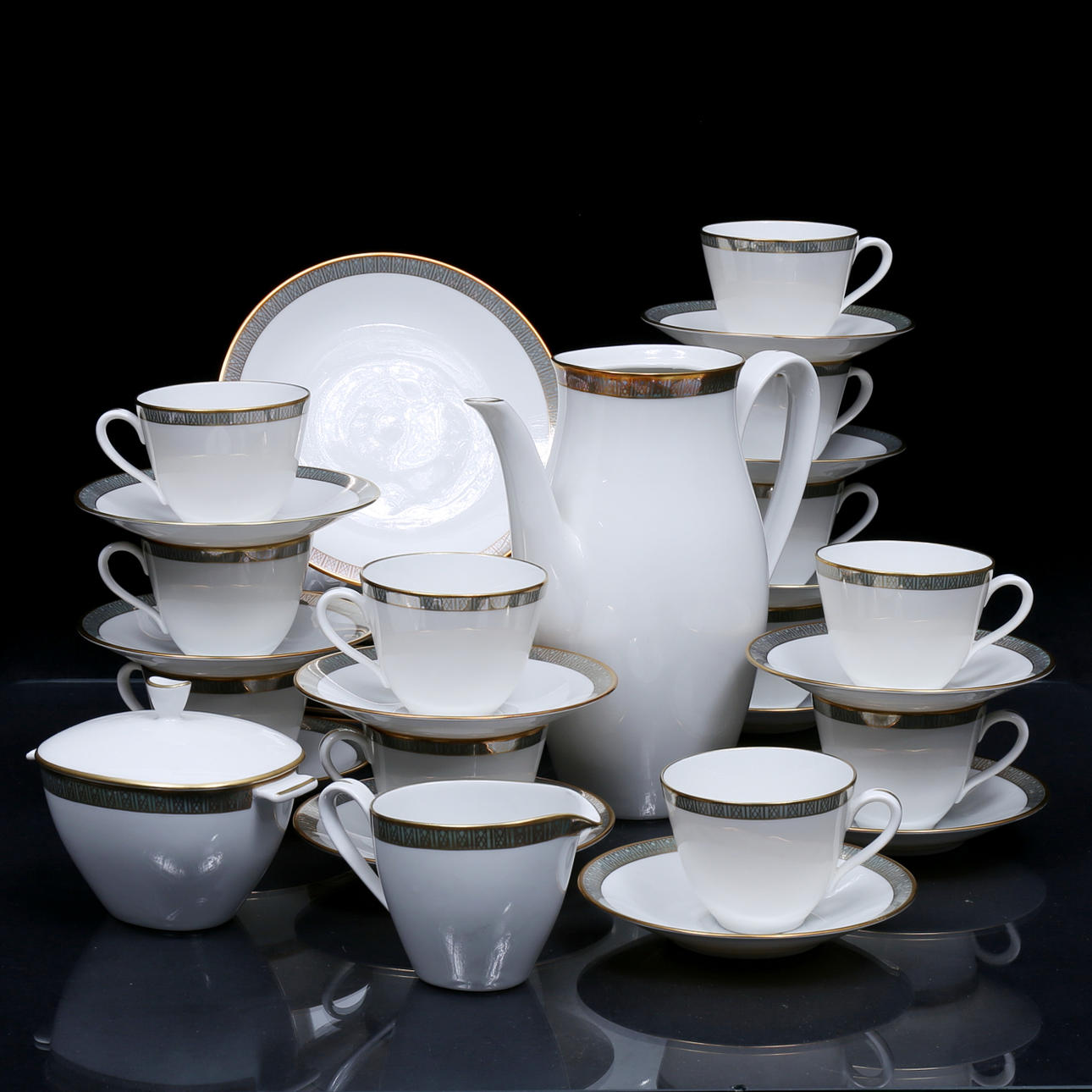 KAFFESERVIS, 27 delar, 
