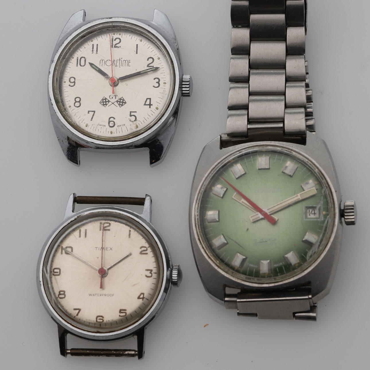 WRIST WATCH, 3 pcs, manual.