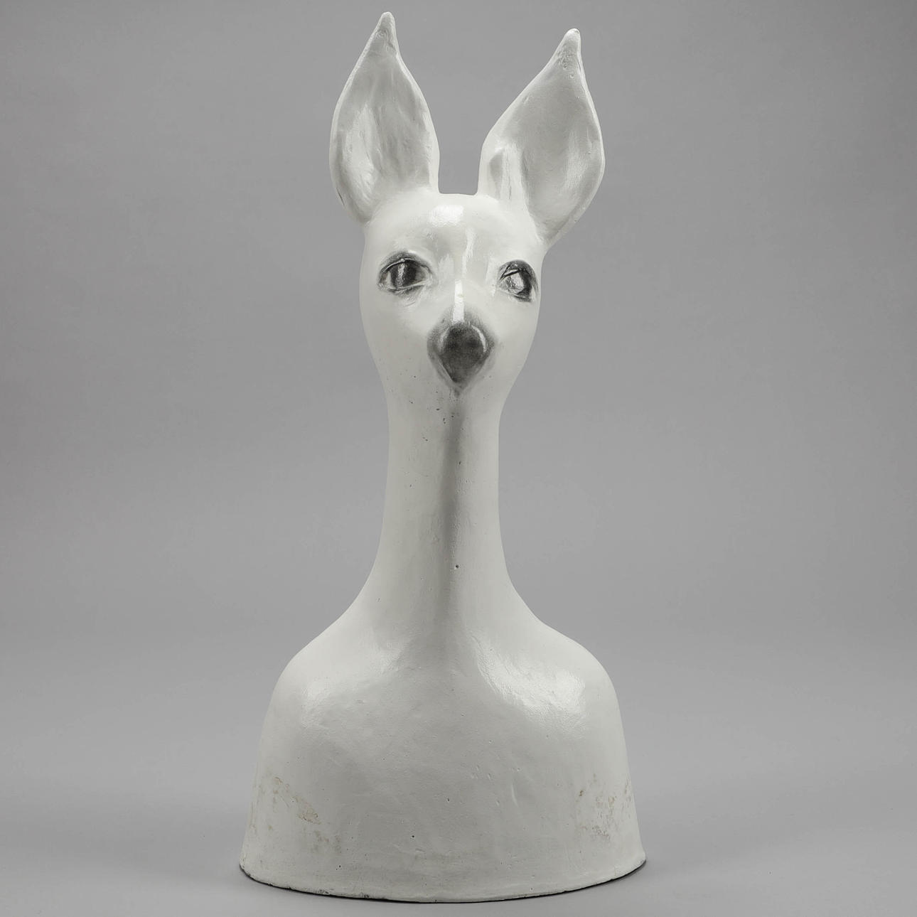 KARIN WIBERG (FÖDD 1966). "Deer", concrete, signed.