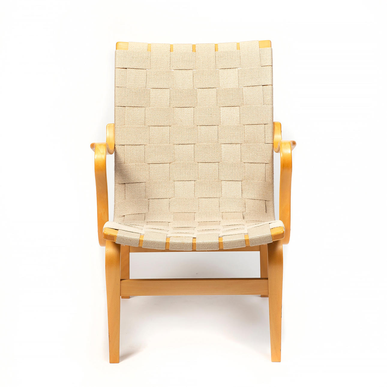 BRUNO MATHSSON. Fåtölj, Eva. Dux.