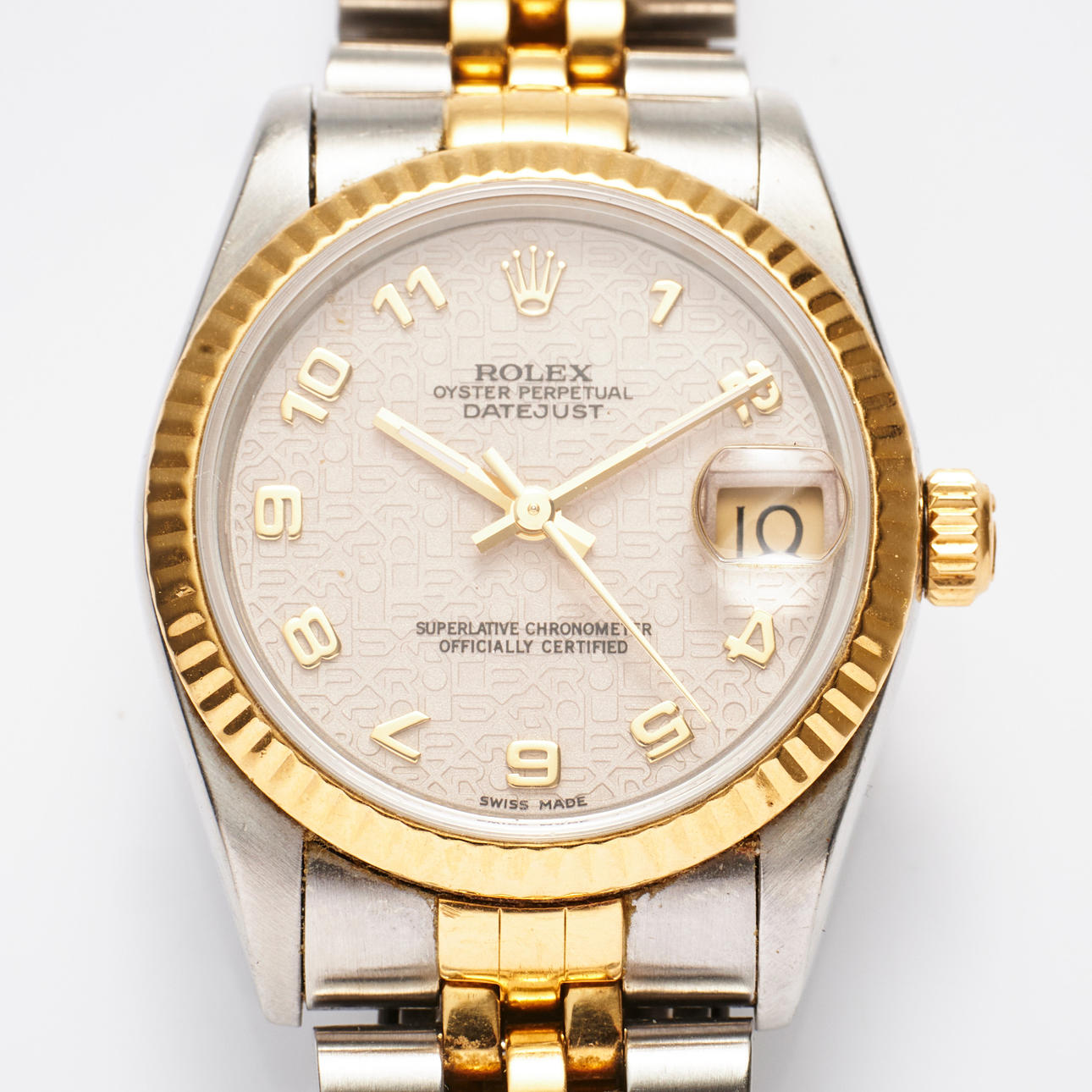 ROLEX, damur, Datejust, guld/stål, ca 1995.