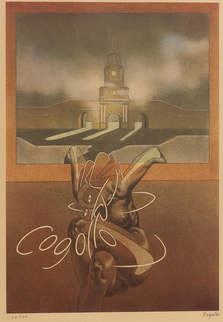 HERIBERTO COGOLLO. Color lithograph, signed and numbered.