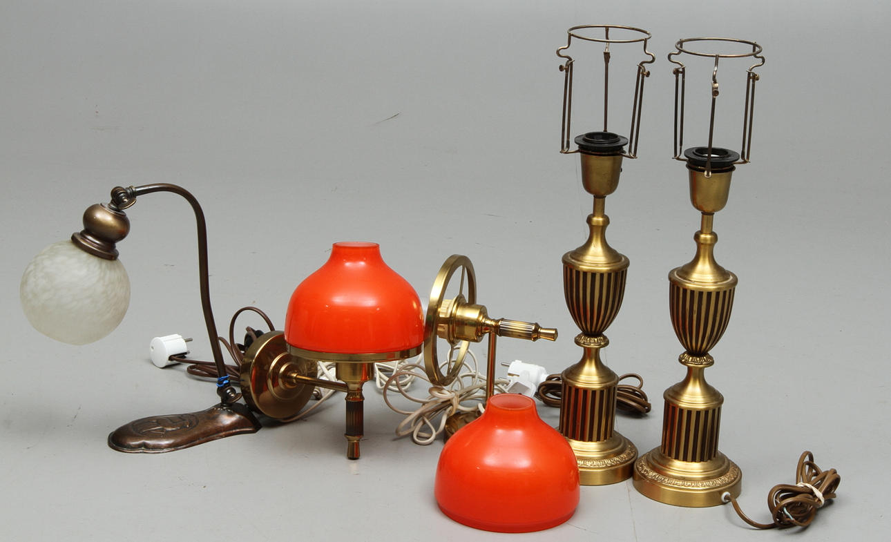 PARTI LAMPOR, 5 st, 1900-tal.