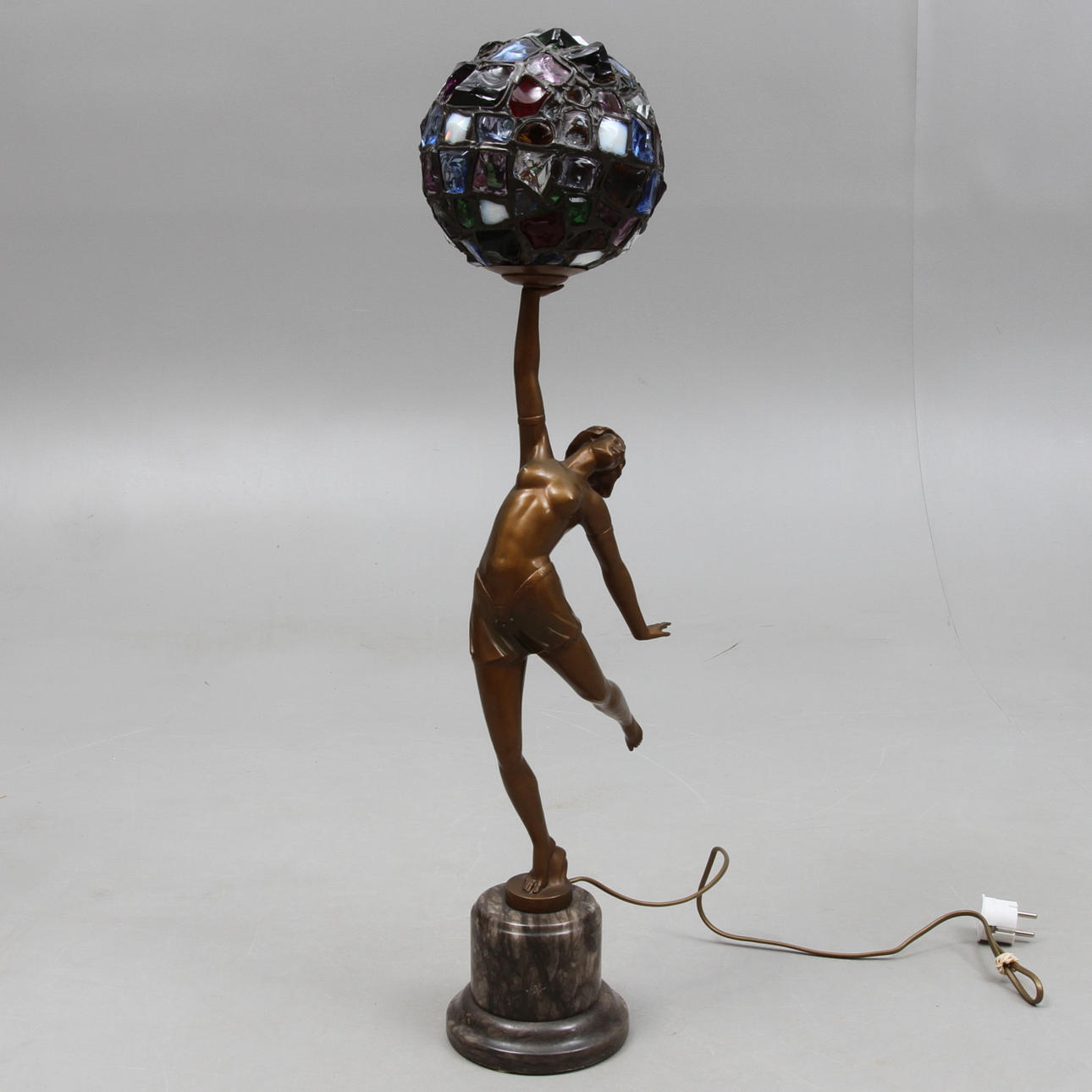 BORDSLAMPA, art deco, 1900-talets första hälft.