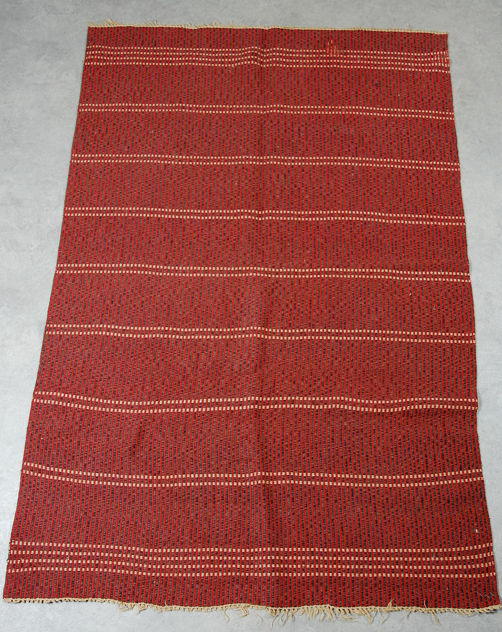 MATTA, allmoge, handvävd, rosengångsteknik, 1900-talets början,200 x 132 cm.