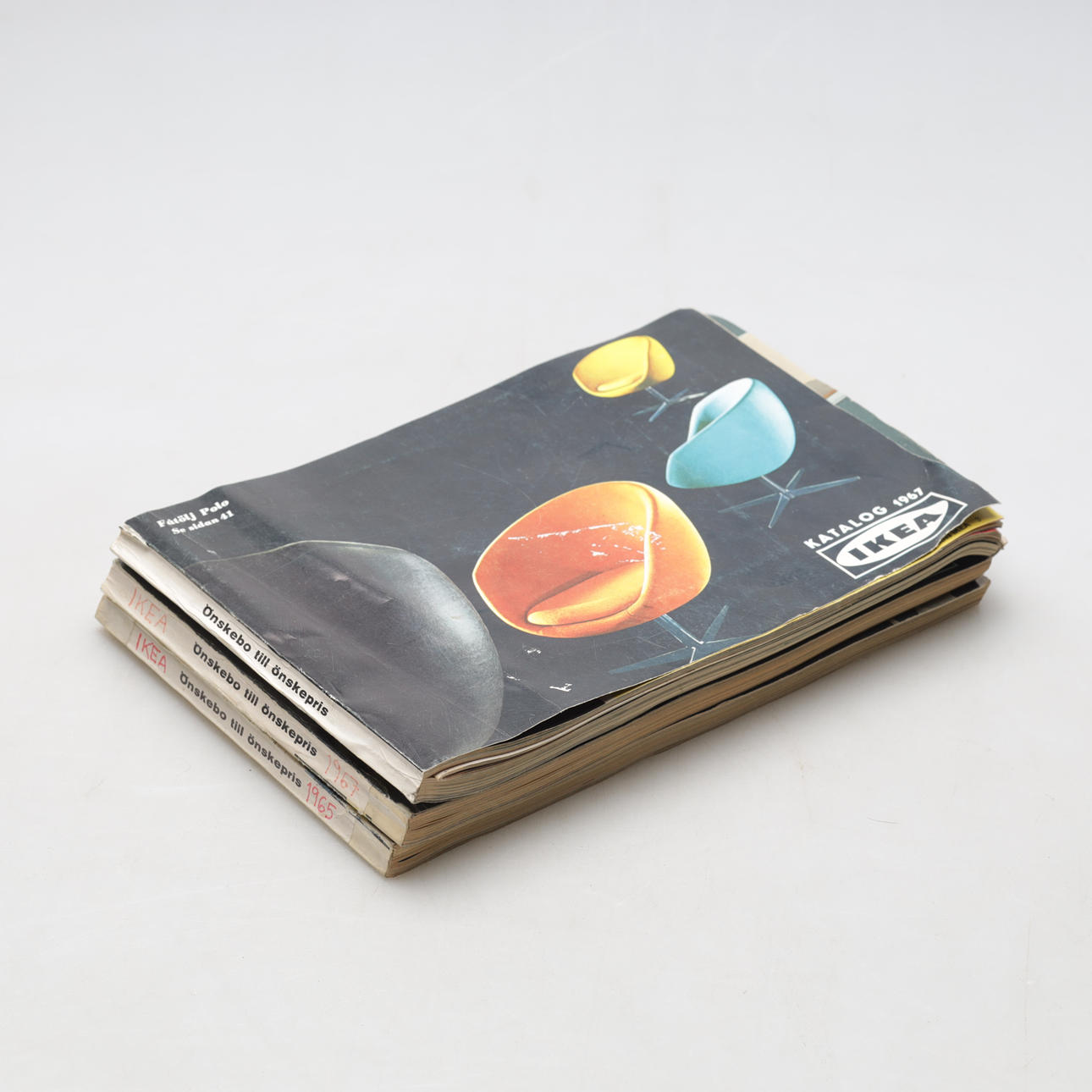 IKEA CATALOGS, 3 pcs, 1965 & 1967.