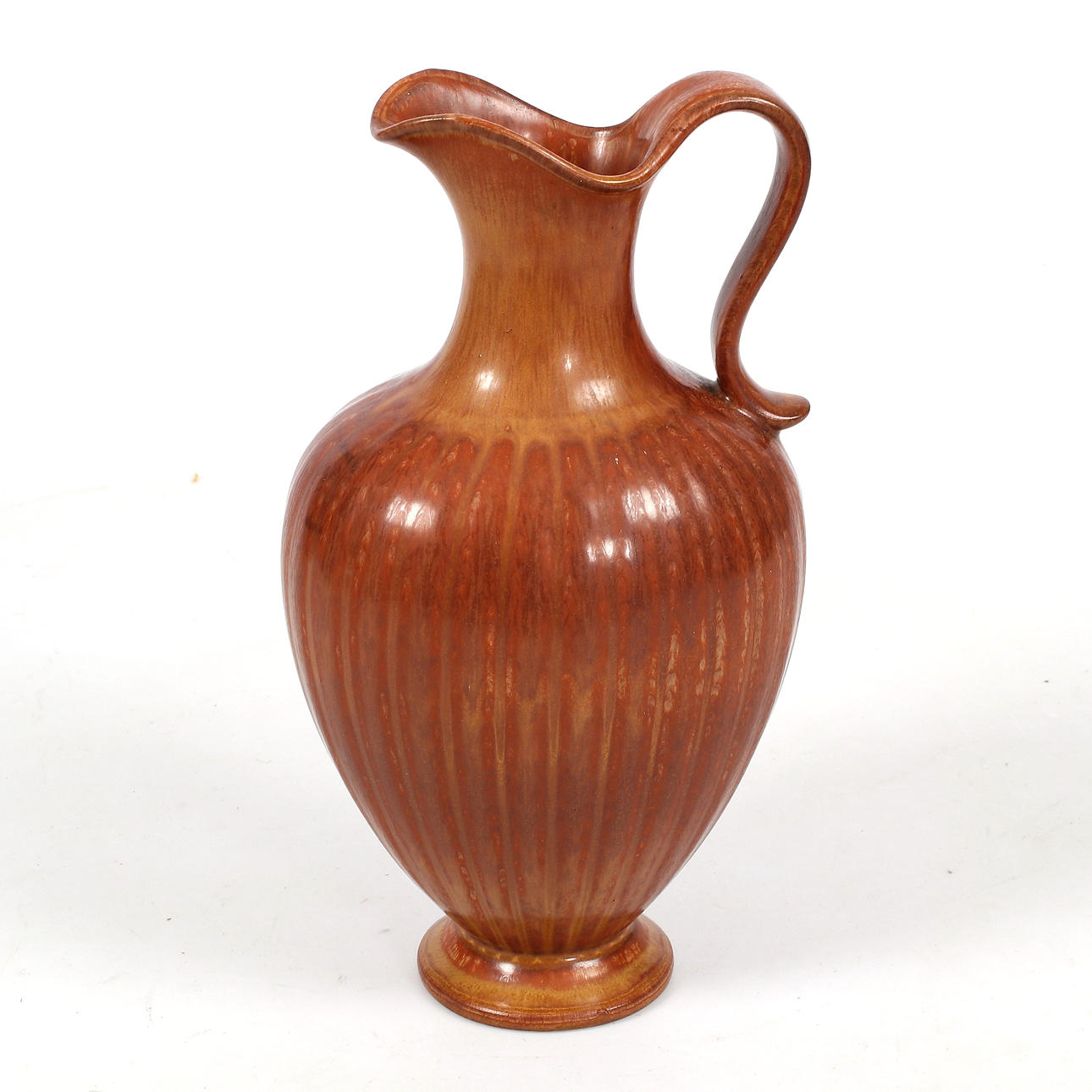 HÄNKELVASE, stentøj, Gunnar Nylund, Rörstrand.