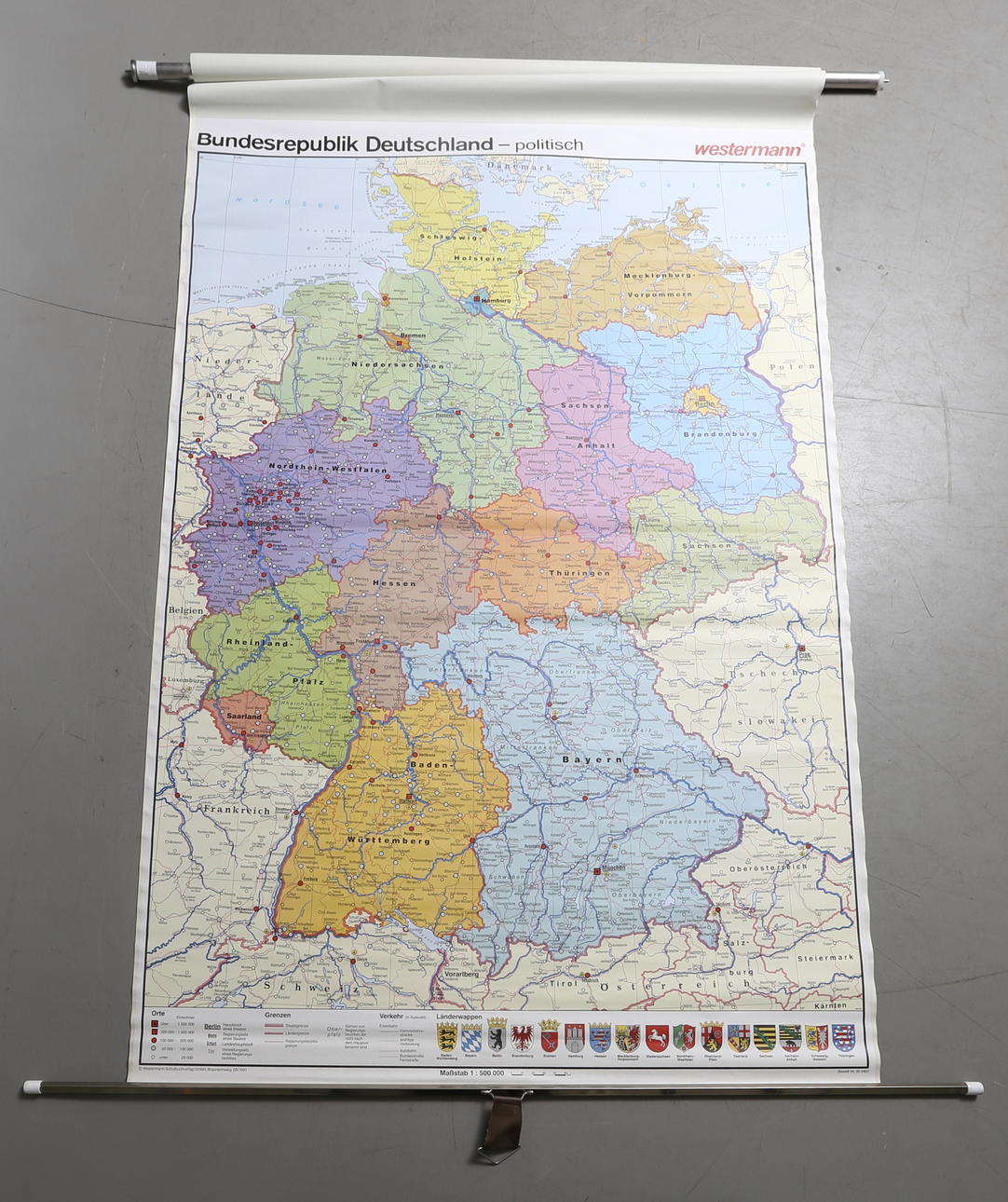 SKOLKARTA, Tyskland, 1900-talets andra hälft.