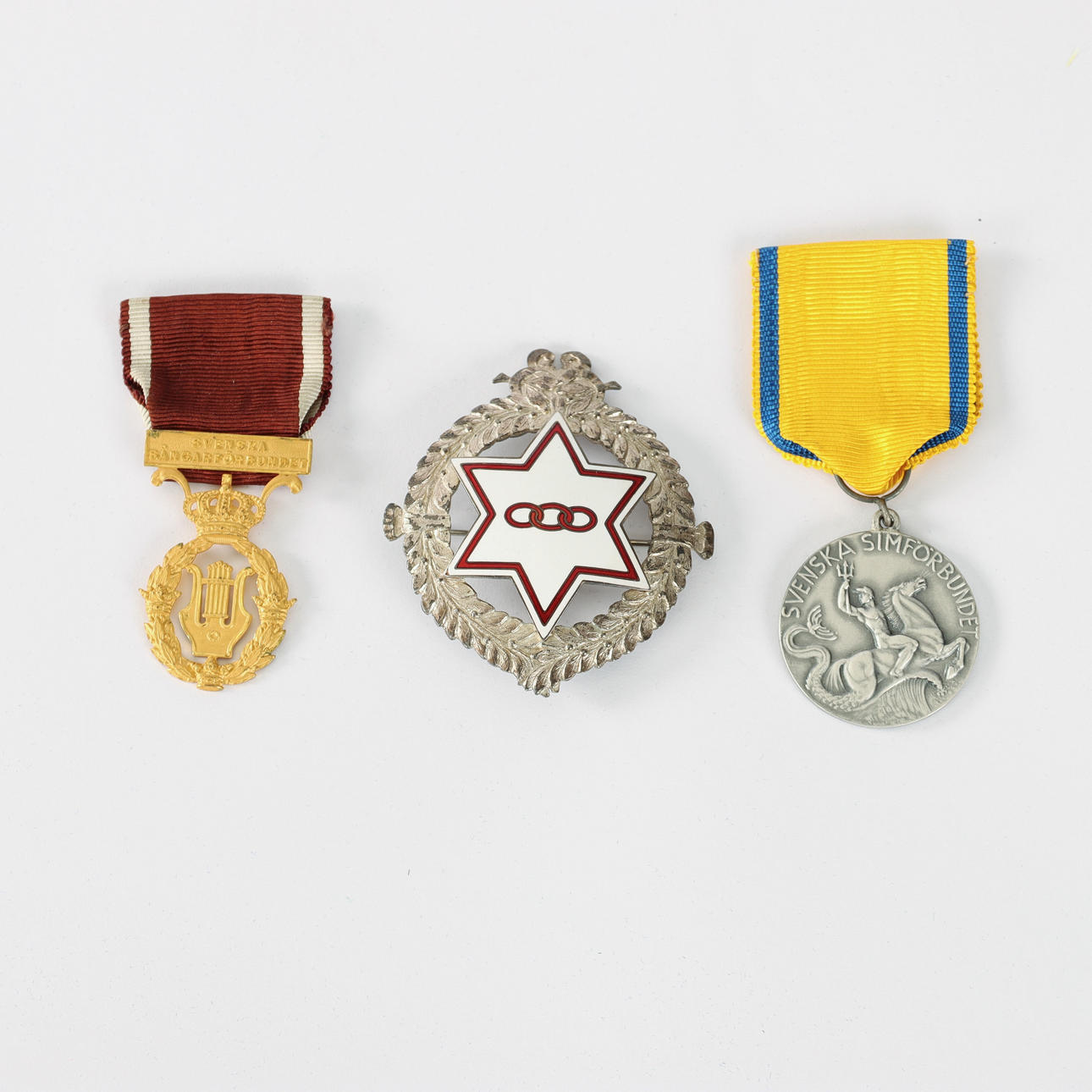 MEDALJER og ulige FELLOW ORDRE, 3 dele.