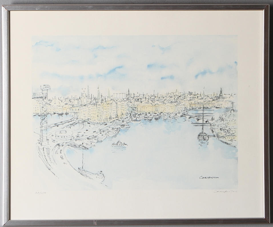 CARL ANTON. litografi, signerad samt numrerad 20/150.