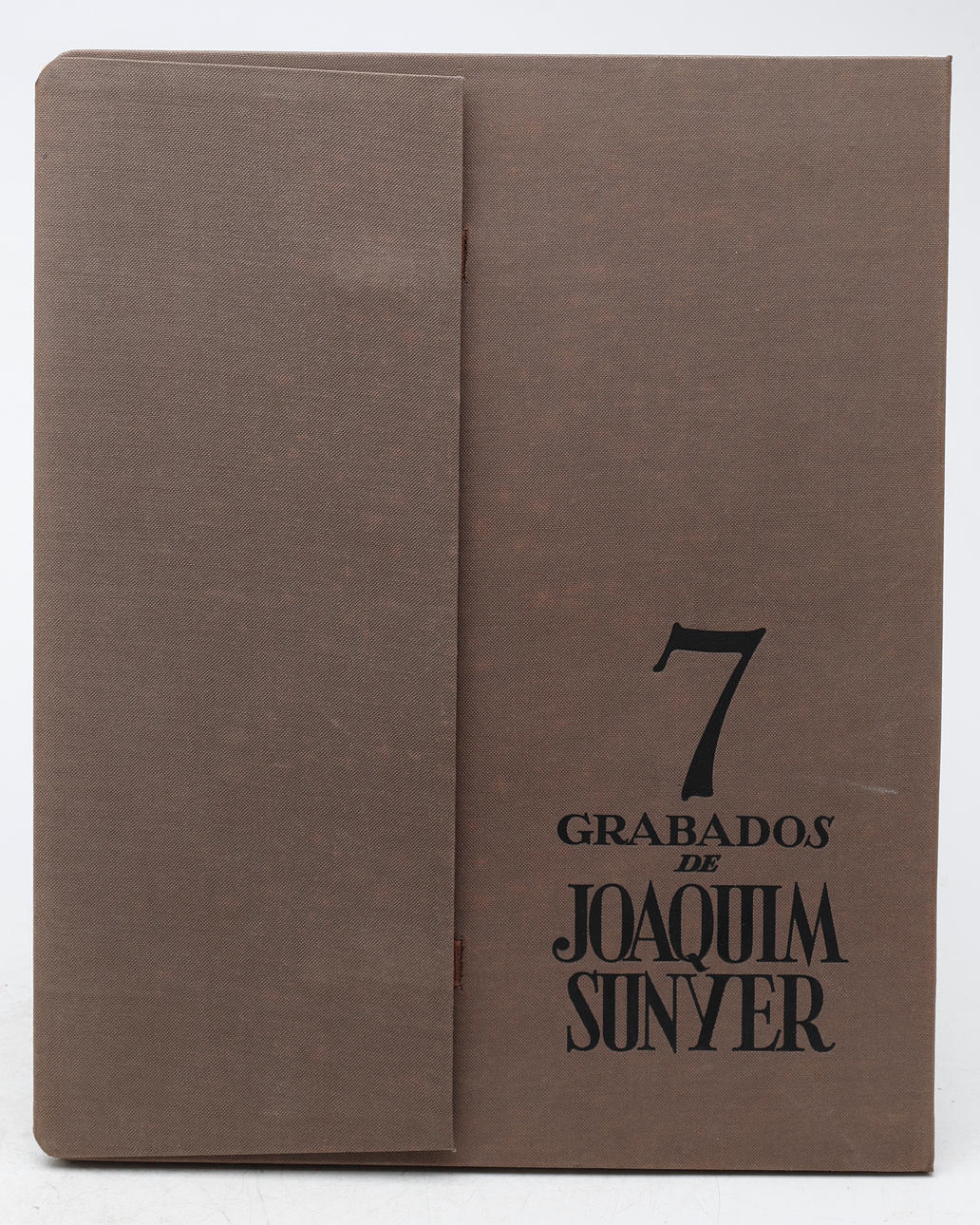 "7 grabados de Joaquim Sunyer".