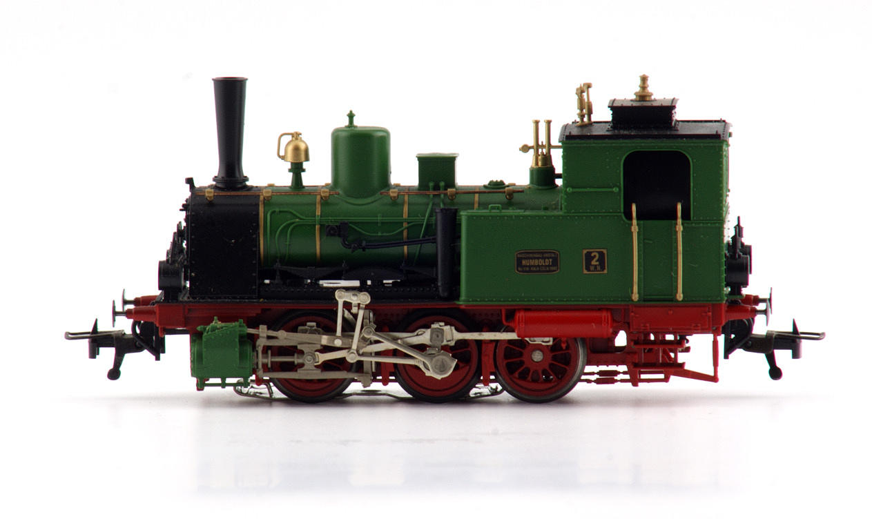 ÅNGLOK, Humboldt grön, NR2 Fleischmann, Märklin.