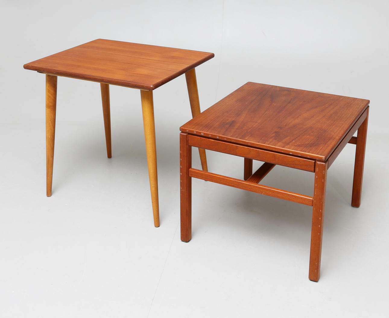 TEAKBORD, 2 st, 1960-tal.