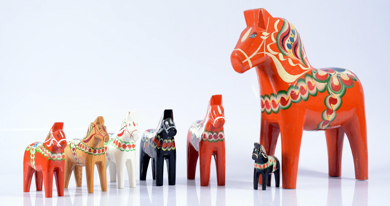 DALALAHÄSTAR, 7 stycken.