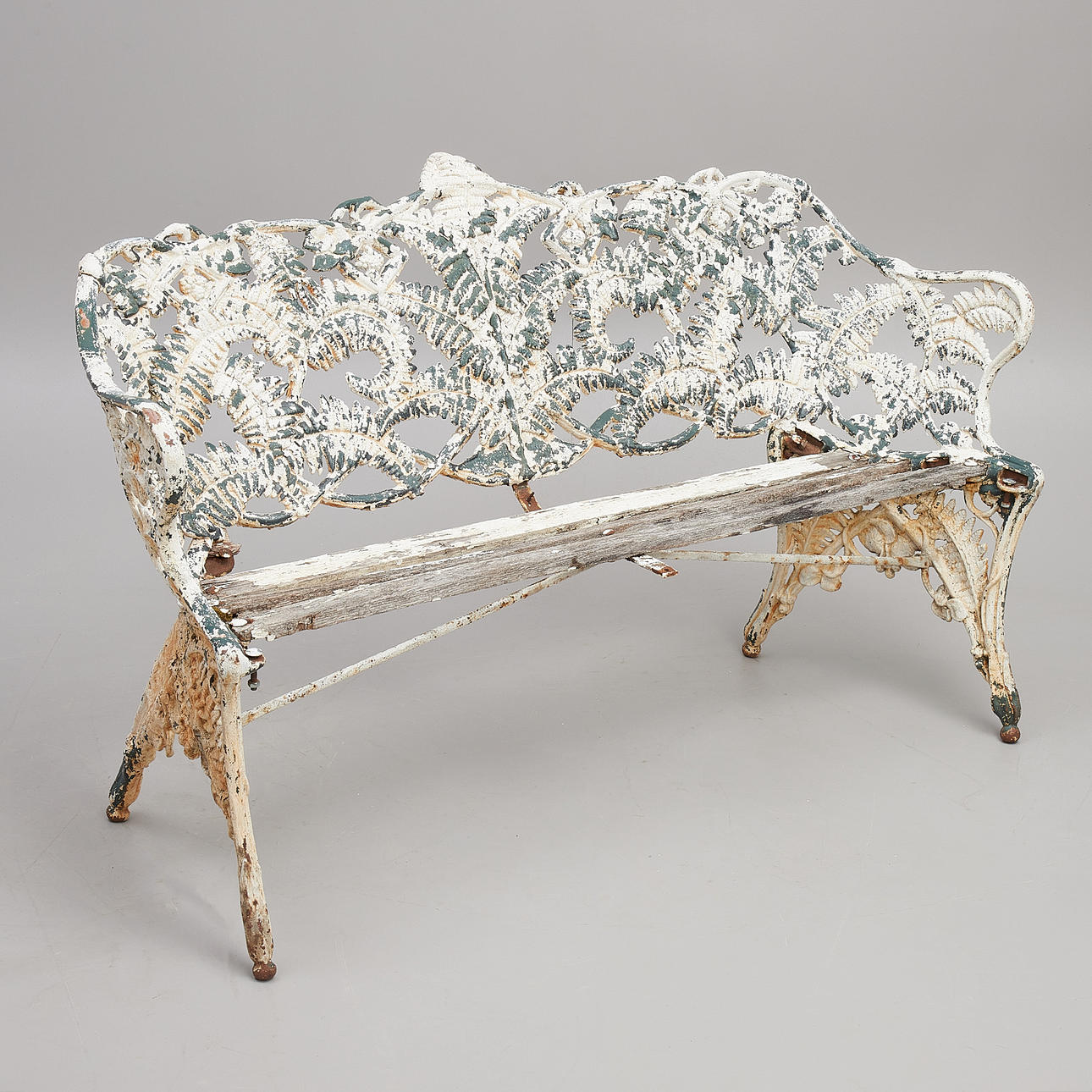 TRÄDGÅRDSSOFFA, gjutjärn.