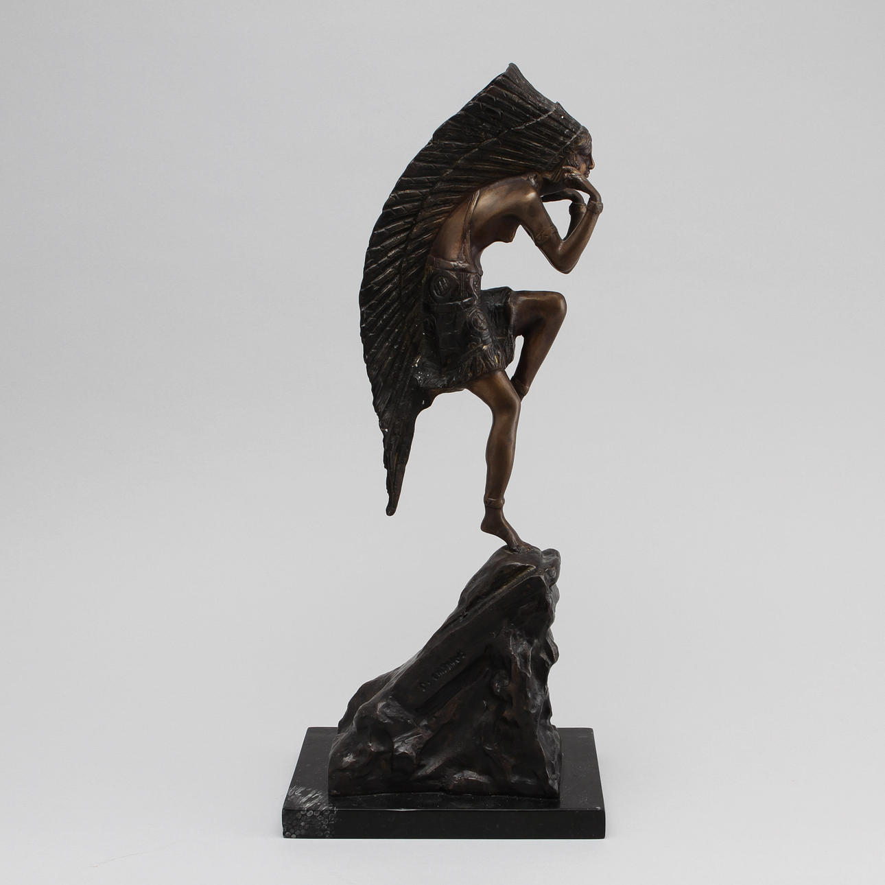 DIMITRI CHIPARUS. EFTER. Skulptur, patinerad brons.